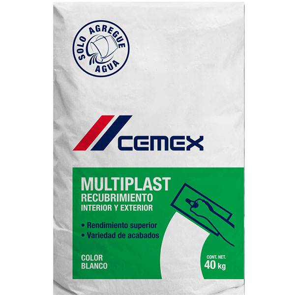 Cemex, Multiplast 40 Kg, Saco Materiales Monterrey