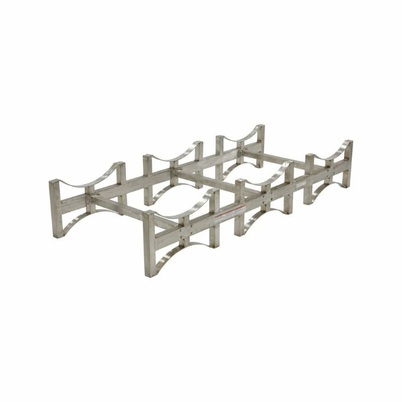 Vestil DRUMRACK3SS Stainless Steel Stackable Drum Rack Material