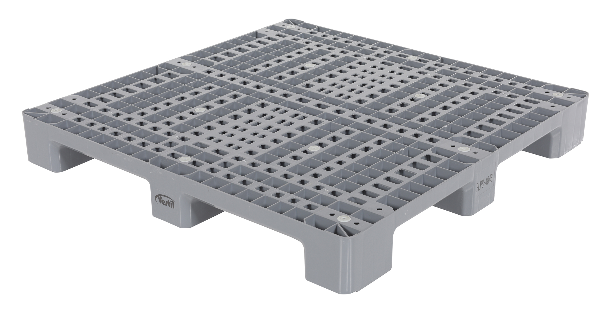 Vestil PLPS4848 Plastic Pallets and Skids Material Handling