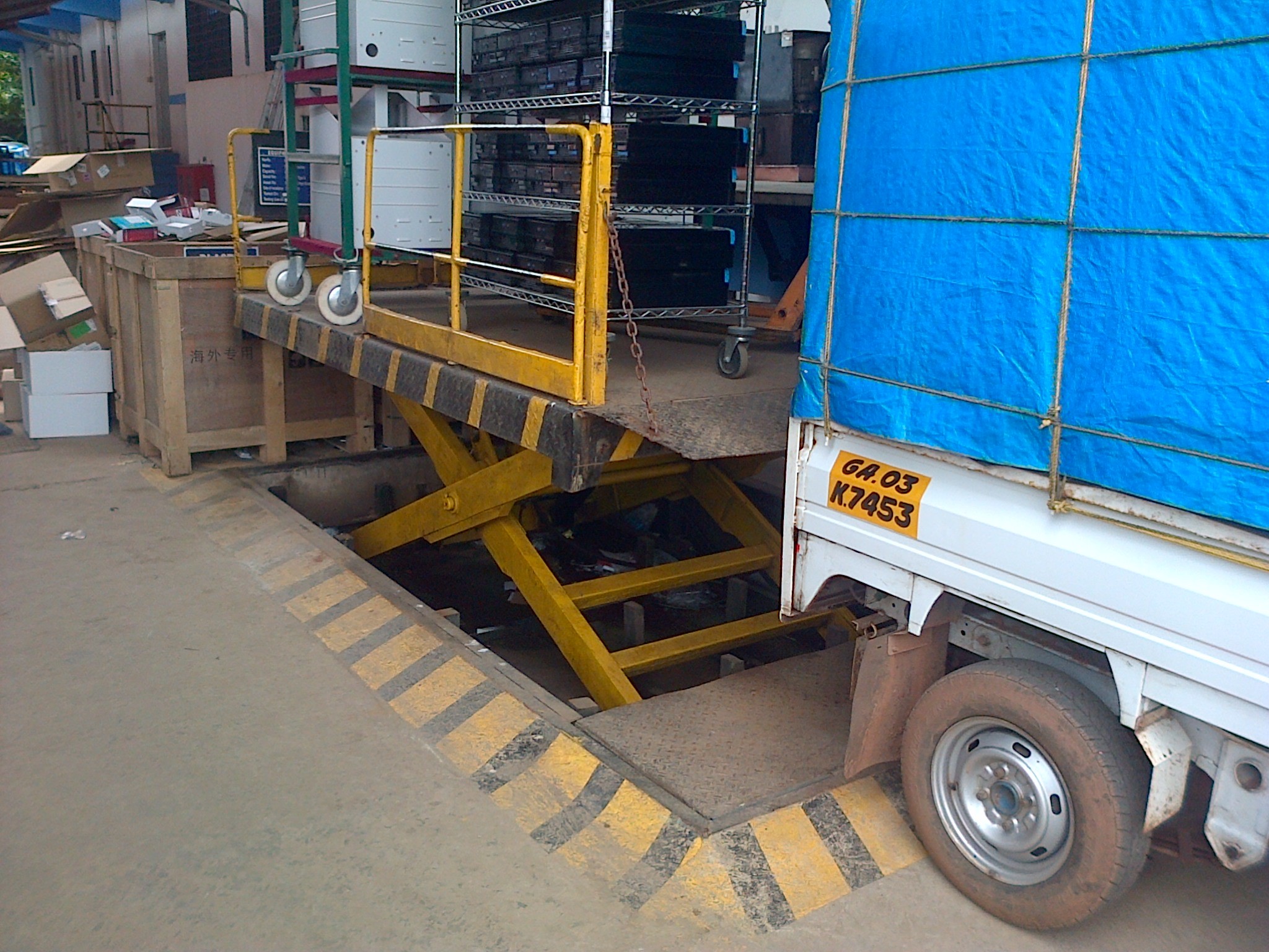 Truck Loading Lifts, Container Loading Lifts, Synchronised Scissor