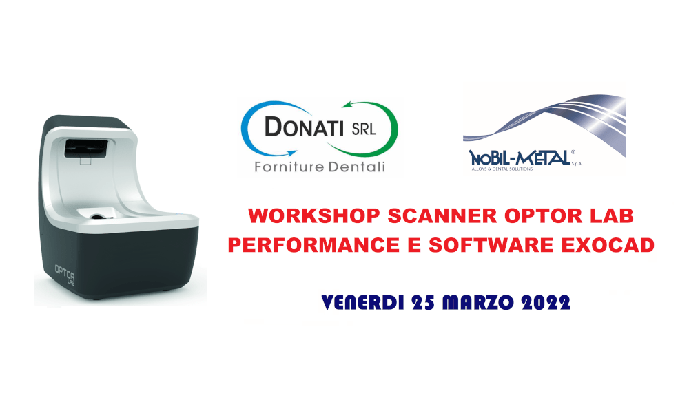 Scanner Optor Lab Performance e Software Exocad Donati