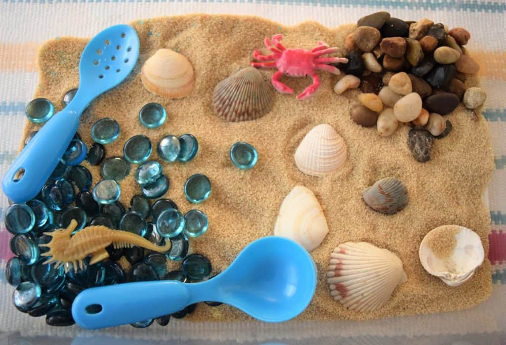 7 Ocean Sensory Bins For Toddlers » Maternity Comfort Solutions