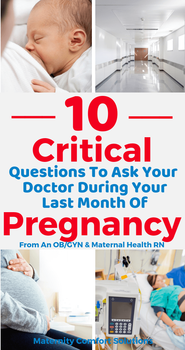10 Questions To Ask Your Doctor During Your Last Month Of Pregnancy