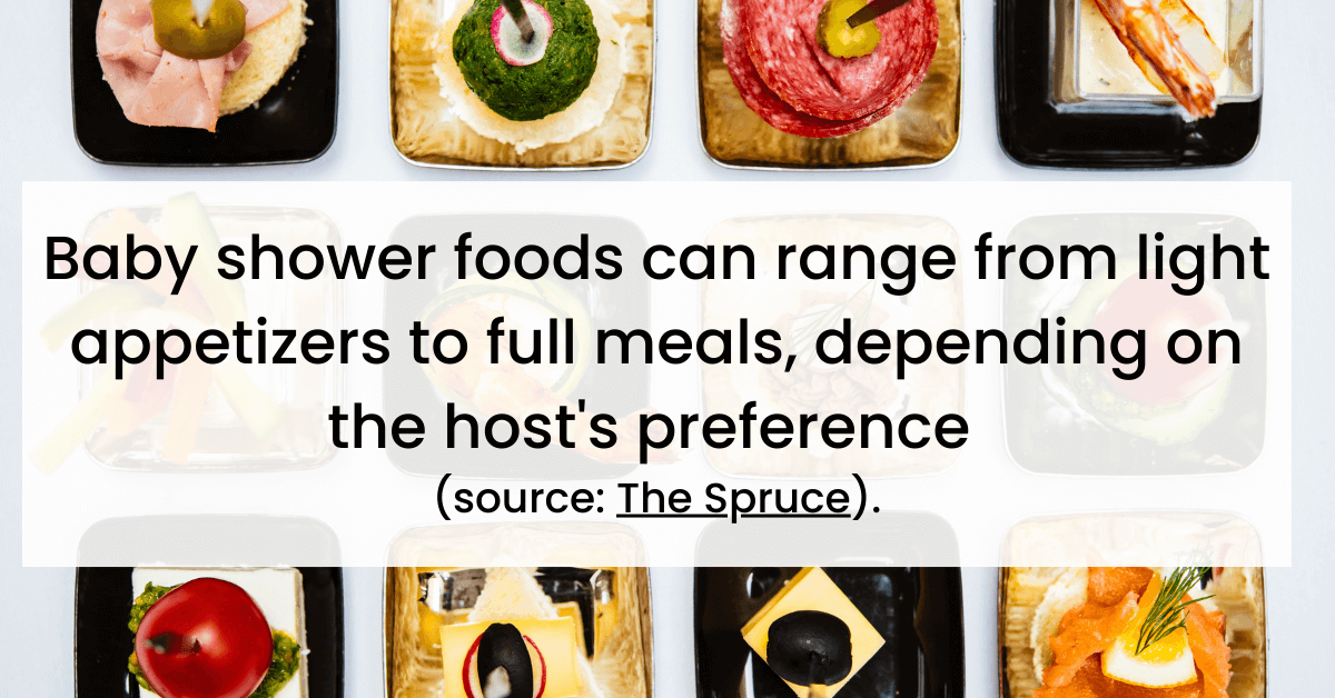 100 Delicious Outdoor Baby Shower Food Ideas