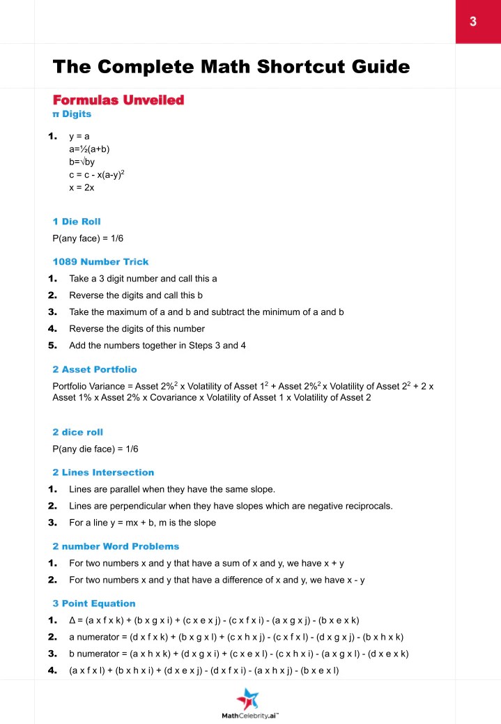 The Complete Math Shortcut Guide_ Formulas Unveiled Math Celebrity