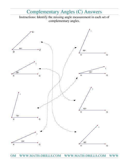 Complementary Angles (C)