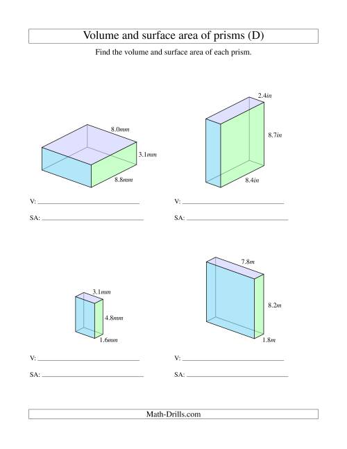 Unit 11 Volume And Surface Area Answer / CSI Geometry Unit 8