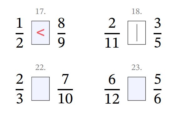 New and Improved Comparing Fractions Worksheets – Math-Drills News and