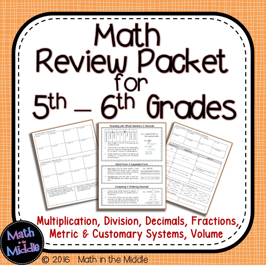 Ideas for Keeping the Math Fresh in Students' Minds Math in the Middle