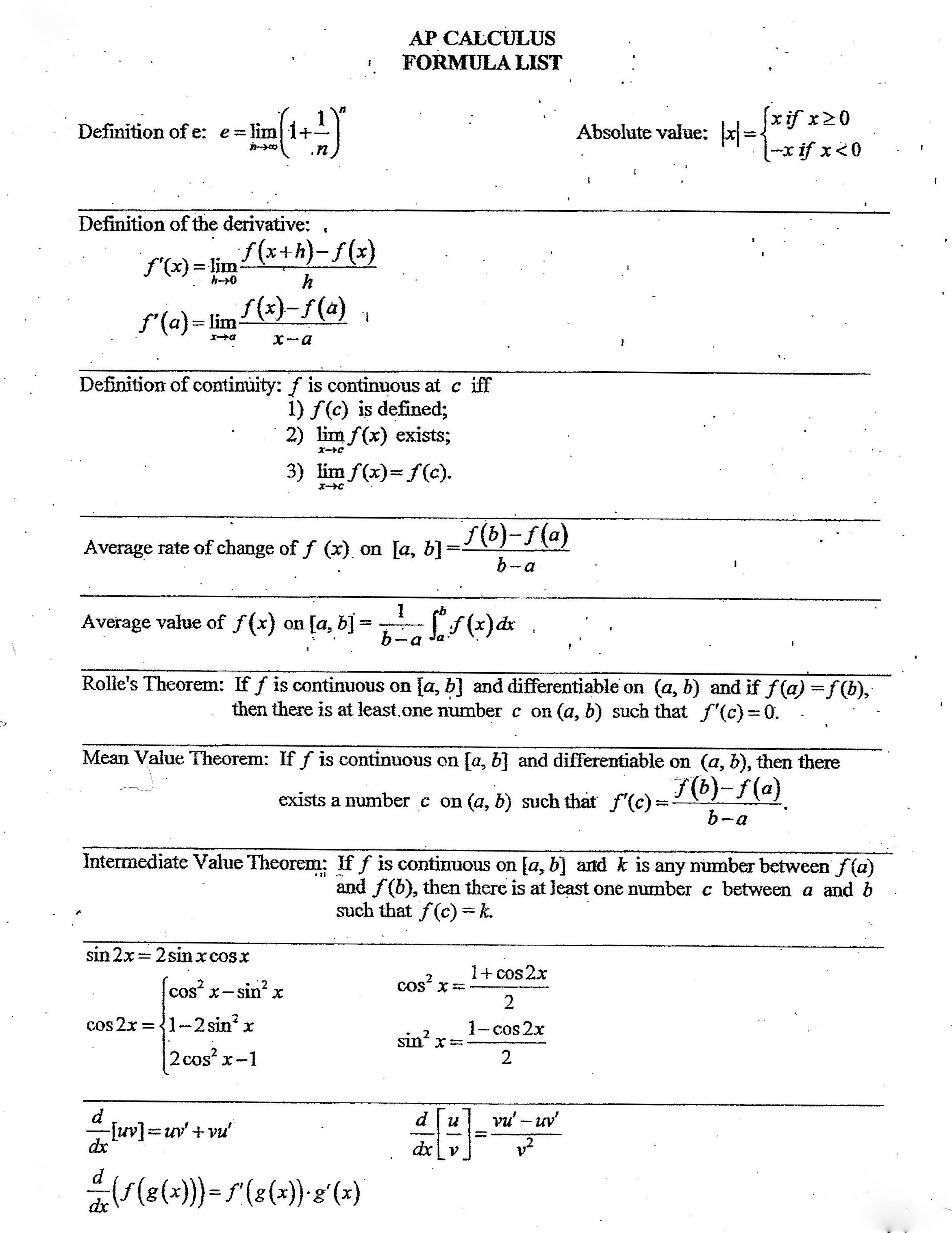 Here are some formulae that might be useful sheet 1