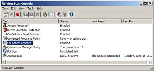 Help with McAfee