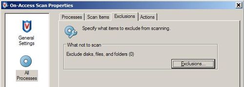Help with McAfee