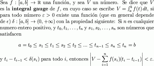 An Introduction to the Gauge Integral