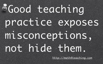 Mistakes And Misconceptions In Mathematics Mathematics For Teaching
