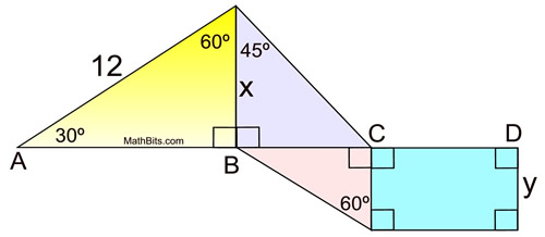 Special Right Triangle Practice - MathBitsNotebook(Geo)