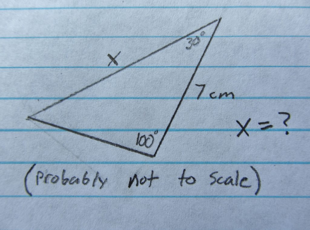 Triangle Solver TI84 Program Math Class Calculator