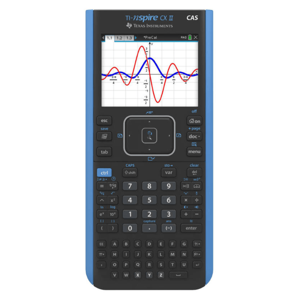 TINspire CX II CAS Review Math Class Calculator