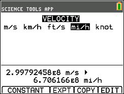 How to do Unit Conversions on the TI-84 Plus - Math Class Calculator