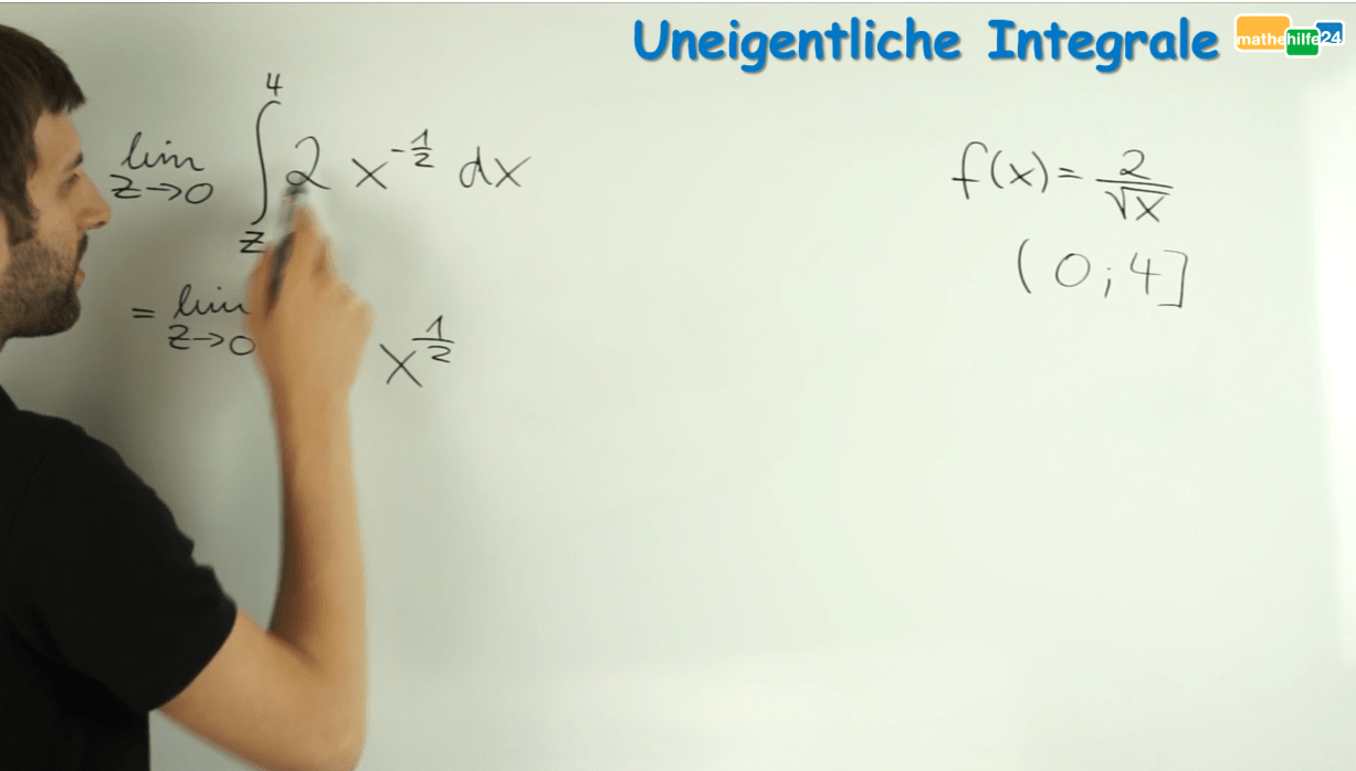 Uneigentliches Integral ( Beispiel 2) » mathehilfe24