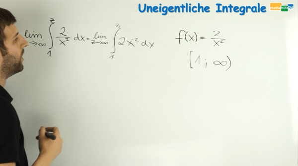 Uneigentliches Integral Beispiel 8.11 » mathehilfe24