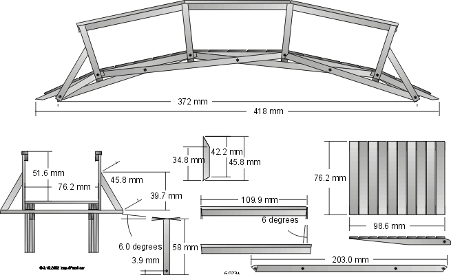 Wood Bridge Plans DIY Blueprint Plans Download interior design floor