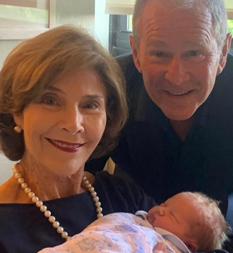 W. Bush New Grandson Edward Finn, Honoring Family