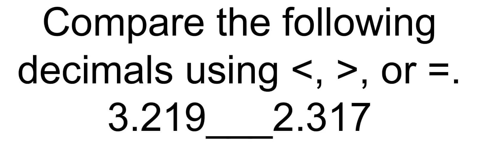 5th Grade Compare Decimals Merlin » Mage Math