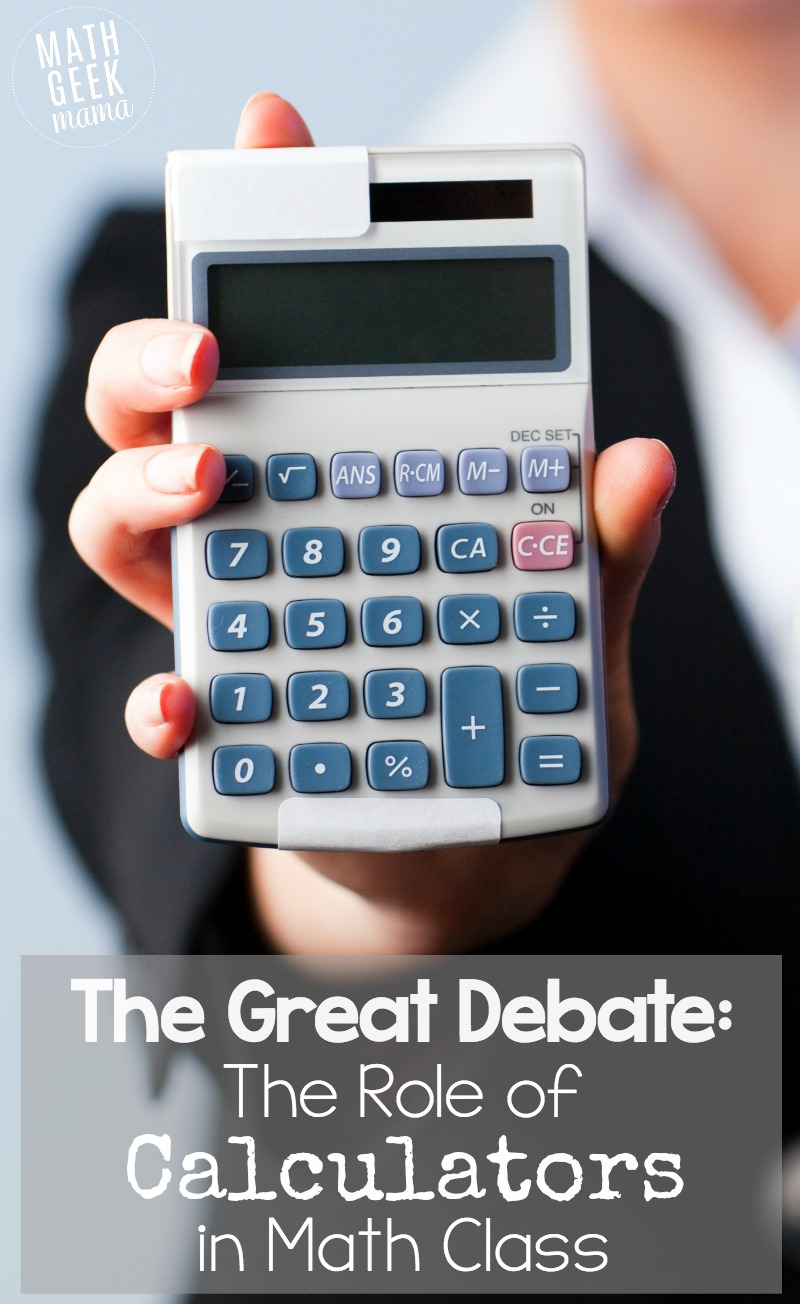 The Great Debate The Role of Calculators in Math Education