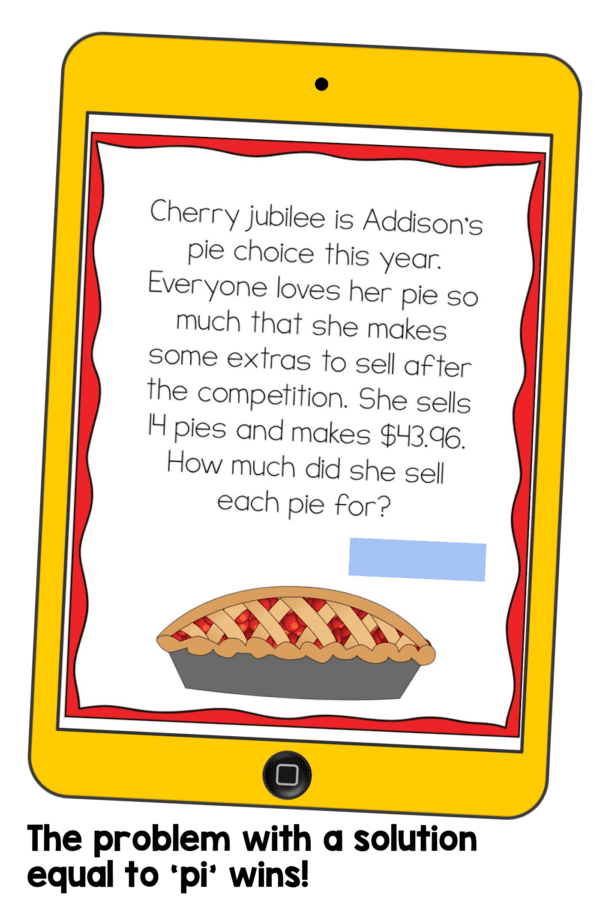 {FREE} Digital Pi Day Activity: Decimal Operations Word Problems | Math