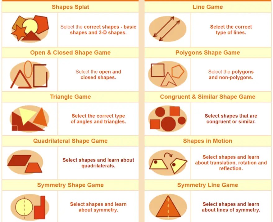 Geometry Games - Math Goodies