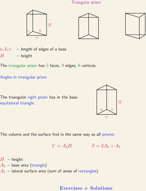 Triangular prism