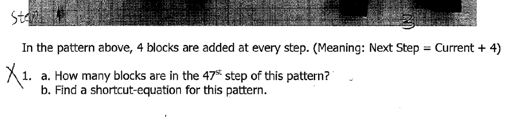 Visual Patterns – Math Mistakes