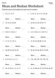 20 Mean Median Mode Range Worksheets With Answers Pdf Coo Worksheets