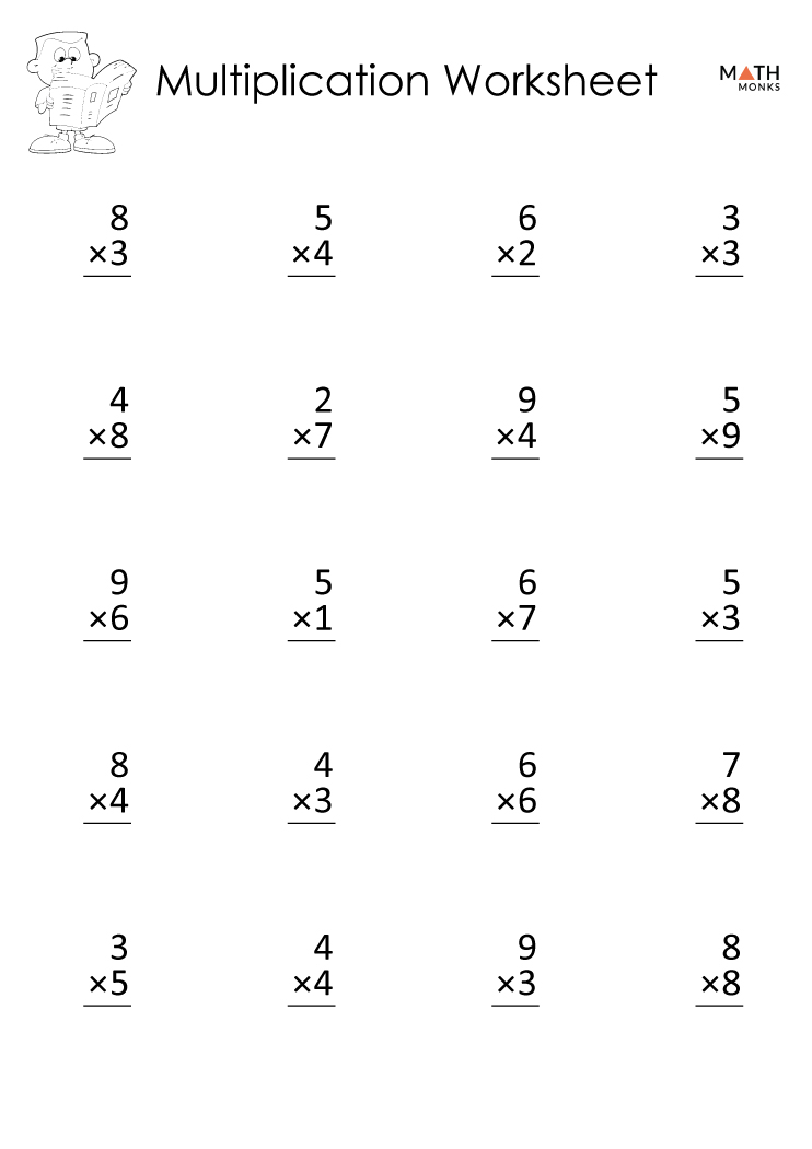 Multiplication Worksheets with Answer Key