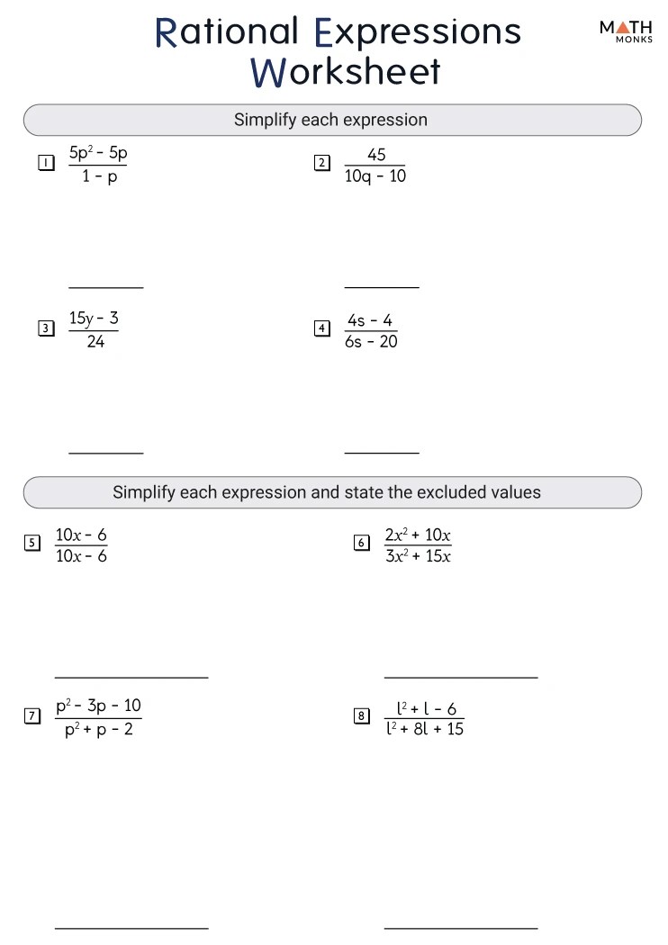 Solving Rational Equations Worksheet - Tessshebaylo