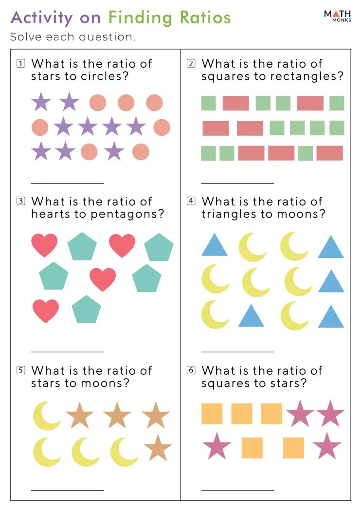 Ratio Worksheets - Math Monks