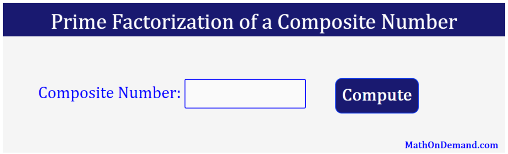 Prime Factorization of 50