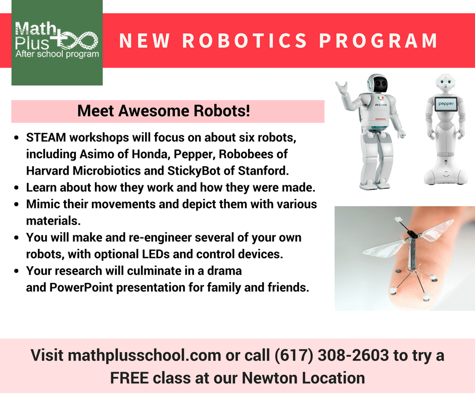 New Robotics program Math Plus School