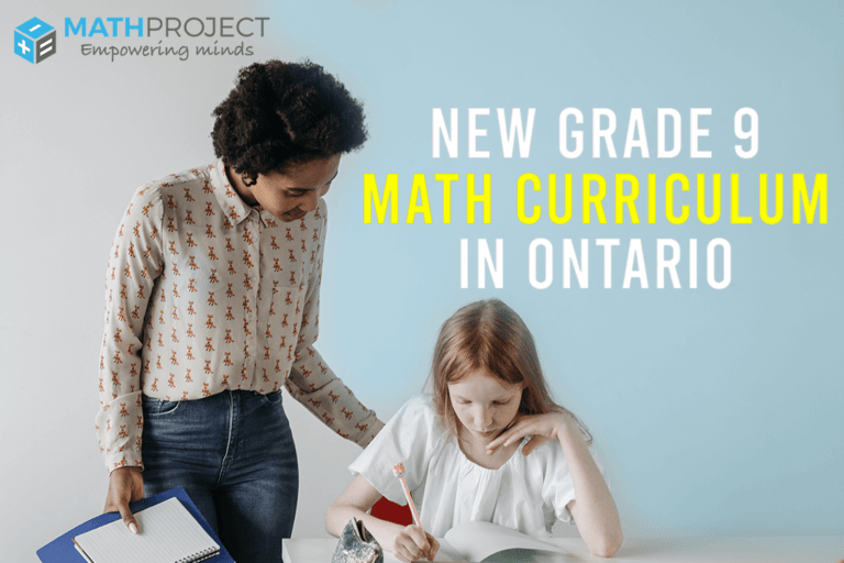 New Grade 9 Math Curriculum in Ontario