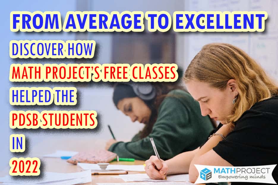 MathProject's Free Classes for PDSB Students Testimonials