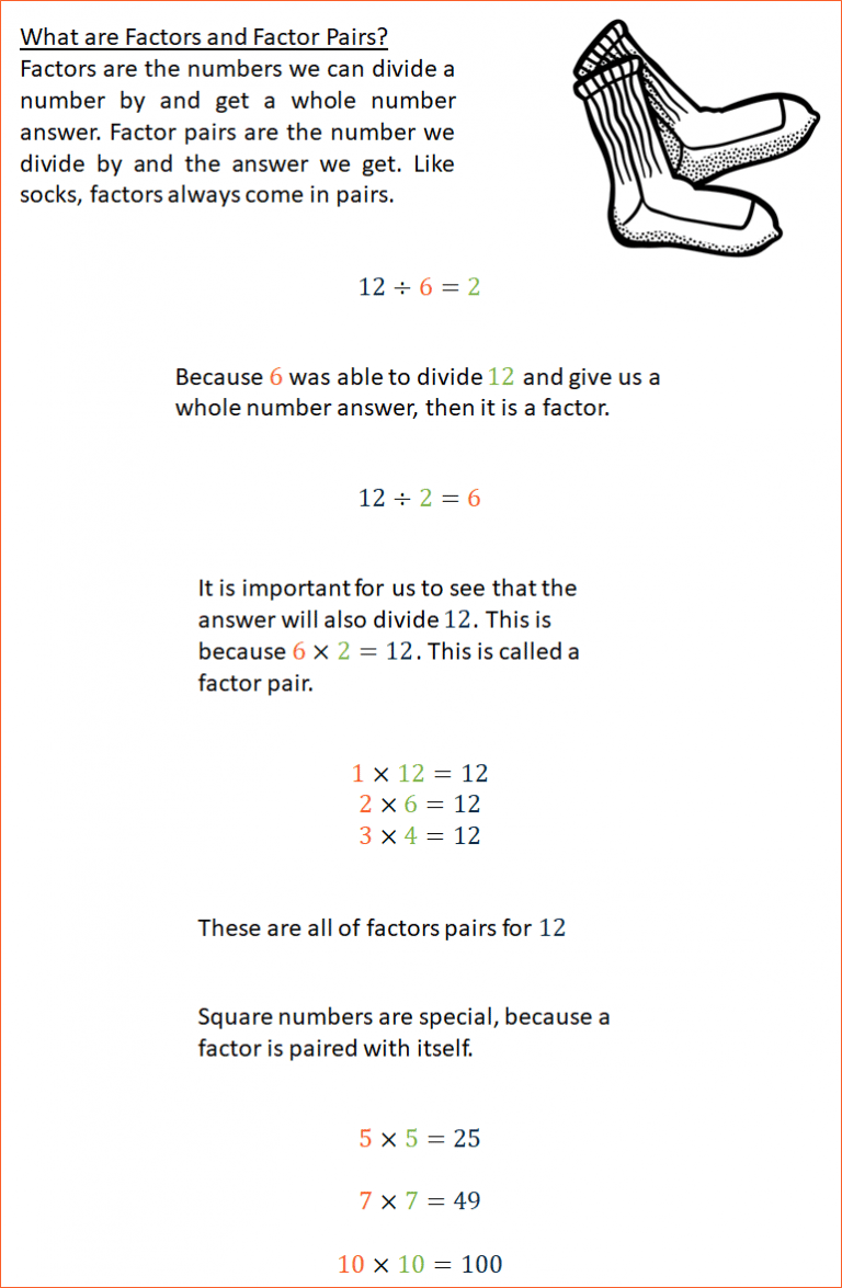 Factors and Multiples Resources KS2 Maths Revision MME