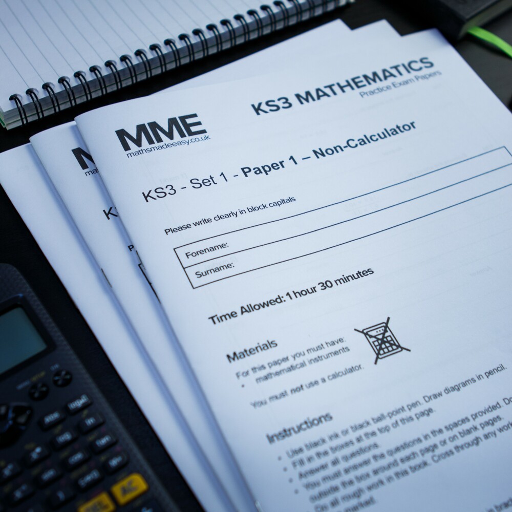 KS3 Maths Practice Papers MME