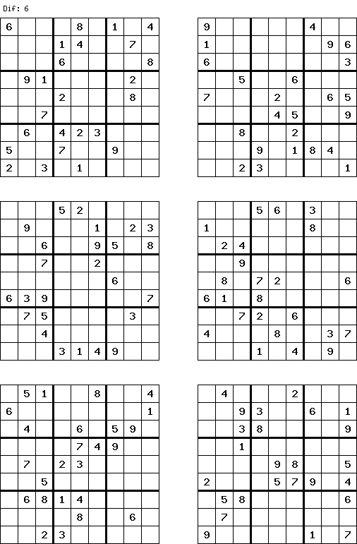 Sudoku Puzzles