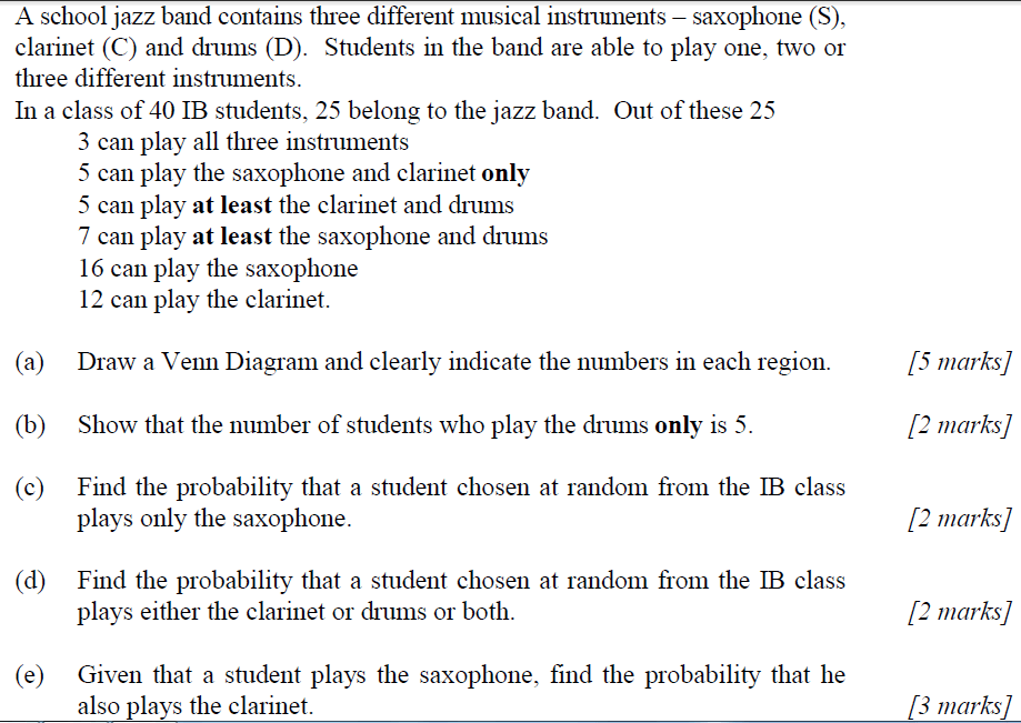 probability and Venn diagram – mathstudiesteam