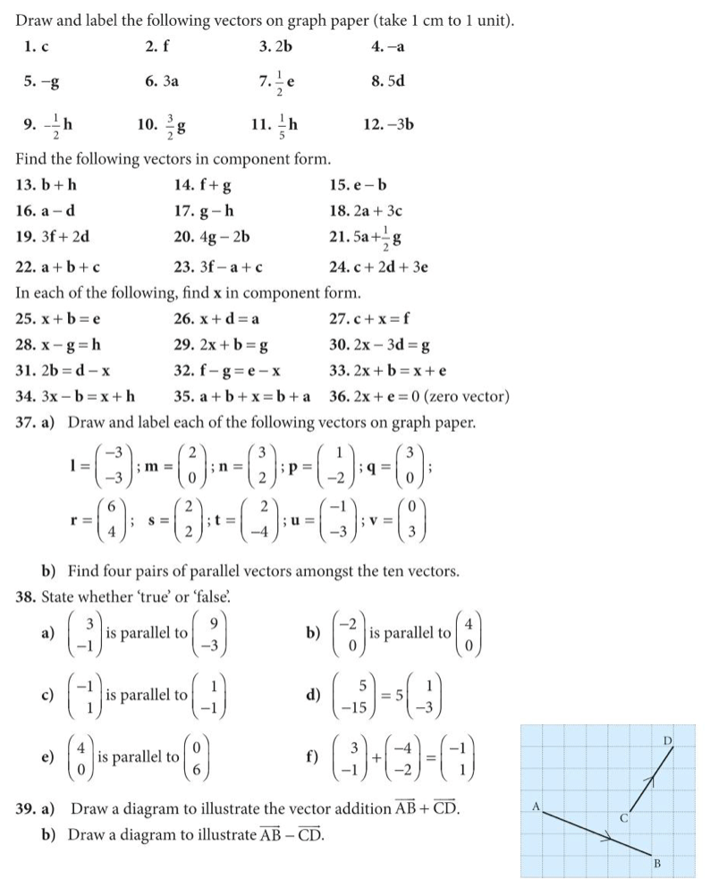 KS4. Vectors Maths with David