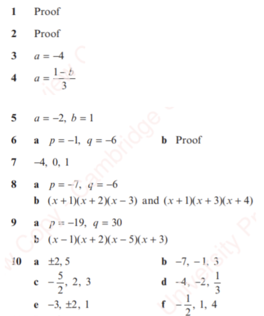 9709. P3. Algebra. Factor Theorem Maths with David