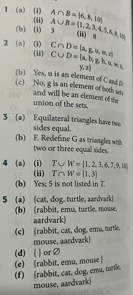 KS4. Probability. Recap of intersection, union and Venn diagrams