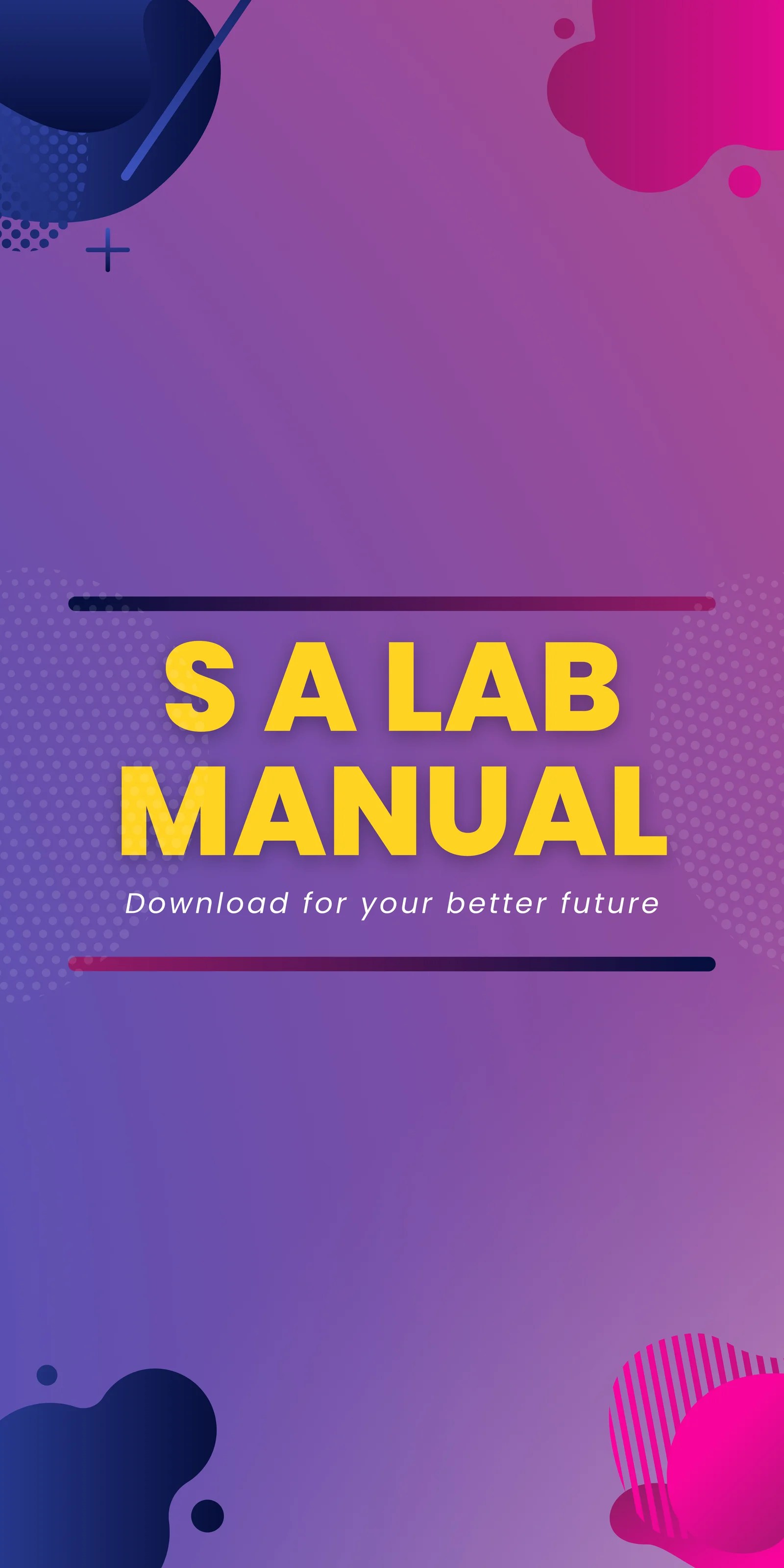 S A Lab Manual Maths With Me