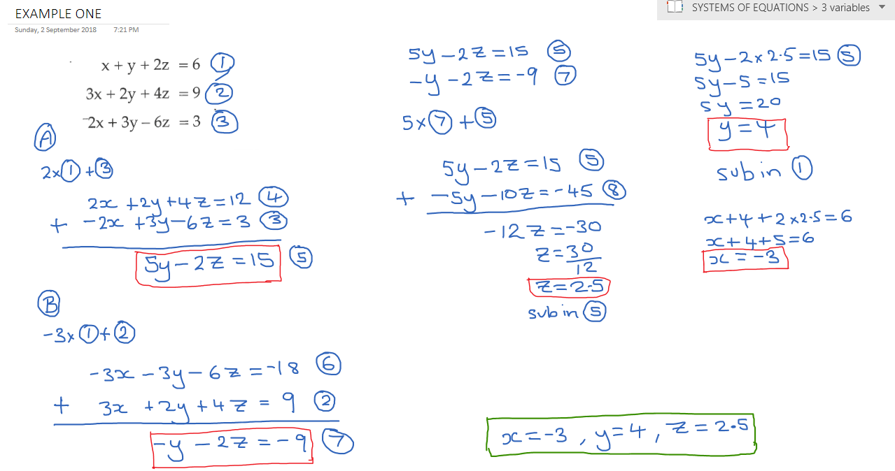 SYSTEMS OF EQUATIONS1 Mathtec