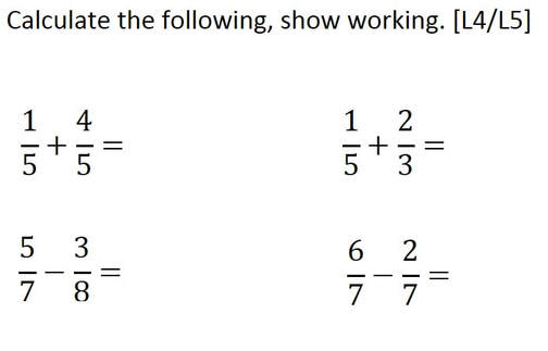 NUMBER PART 2 FRACTIONS Mathtec